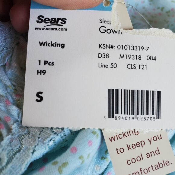 Covington Long Sleeve Sleep Dress Size Small NWT - Picture 6 of 7